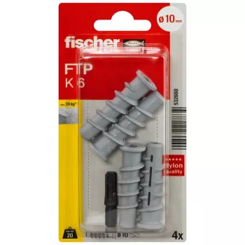 Fischer FTP K 6 K NV poorbetooni ankur 50 mm, nailon, 1 tk 532660