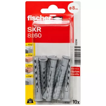 Fischer SXR 8 x 60 K NV pikavarrega tüübel, 1 komplekt (532741)