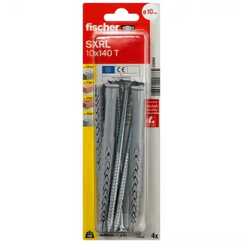 Fischer SXRL 10 x 140 T K NV pikavarrega tüübel süvistatava kruviga, 1 komplekt (536193)