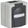 EFB ET-25020 pealepandav niiskuskindel tühi korpus 2 Keystone moodulile, IP44, hall