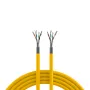 INFRALAN Cat.7A 1250 AWG22 S/FTP 4P CPR Dca 25Gbit/s valmis Rapsi Kollane RAL1021, 100m 999833.100-CPR