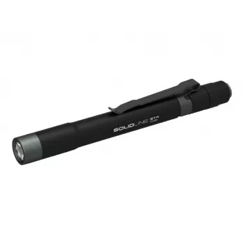 Ledlenser Solidline ST4 taskulamp, must, blisterpakend 502209