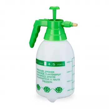 Relaxdays pumbaga survestatav pihusti, 2 L, valge/roheline (10030042)
