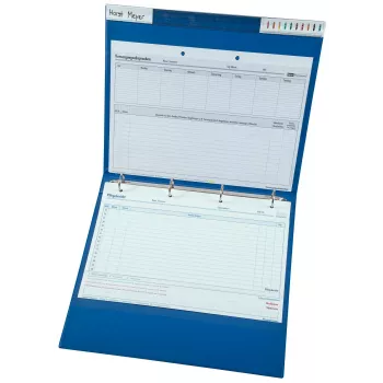 BOI Dokutech Solid Ring Binder A4 sinine, 2 rõngast, 30 mm rõnga läbimõõt, 50 mm selja laius 9108-01824