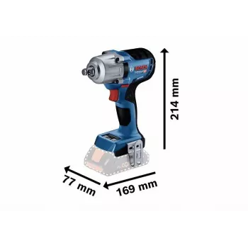 Bosch Professional GDS 18V-450 HC 06019K4003 juhtmeta mutrikeeraja 18V koos 2x 5.0Ah akude, laadija ja L-BOXX-iga
