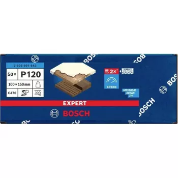 Bosch Accessories 2608901643 lihvpaberid multitrepile, tera 120, 150 x 100 mm, 50 pakk