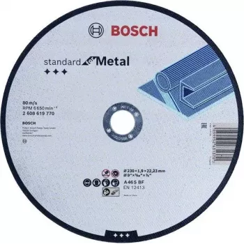 Bosch Standard for Metal 2608619769 lõikeketas 180 mm x 3 mm x 22.23 mm, alumiiniumoksiid, 1 tk