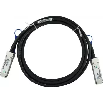 BLUELAN ühilduv Ubiquiti UACC-DAC-QSFP28-2M otsetõmmatav kaabel, 100GBASE-CR4, Infiniband EDR, 30AWG, 2 meetrit (UACC-DAC-QSFP28-2M-BL)