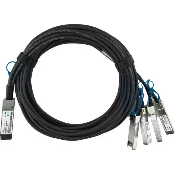 BlueLAN 980-9I48H-00C003 ühilduv QSFP28 kuni 4x SFP28 passiivne vasest harunduv DAC-kaabel, 3m, 100G kuni 4x25G 980-9I48H-00C003-BL