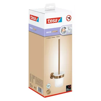 tesa MOON BRONZE WC-harja komplekt liimkinnitusega, klaas ja metall 40601-00000-00
