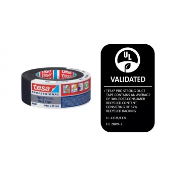 Tesa Pro Strong tugev teip must 50 m x 50 mm 66462-00002-00