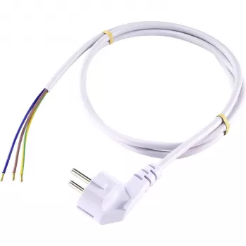 Sygonix SY-5043482 Toitekaabel Valge 2,00 m