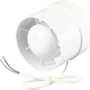 Sygonix SY-5233248 kanalisisene toruventilaator 230 V/AC 130 m³/h 100 mm valge