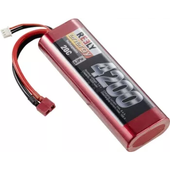 Reely LiPo aku 7.4V 4200mAh 2S 20C Hardcase T-Plug RE-7851471
