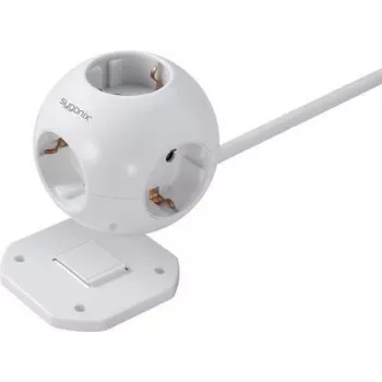 Sygonix SY-4535062 Schuko pistikupesa adapter valge 1-kohaline