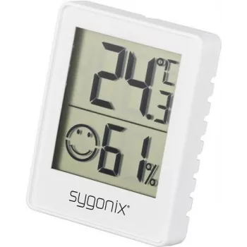 Sygonix SY-5267052 digitaalne termo-hügromeeter valge