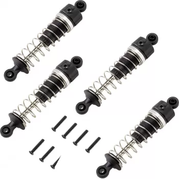 Reely asendusamortisaatorite komplekt (2 tk) 1:10 RC autodele, buggydele, veokitele - 90mm alumiinium õliga täidetud