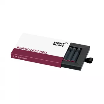 Montblanc Burgundy Red tindikassetid täitesulepeadele, 8-pakk (105199)