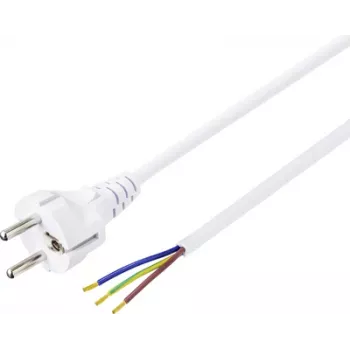 Sygonix SY-5043502 toitekaabel CEE 7/7 - IEC C13 valge 1,5 m