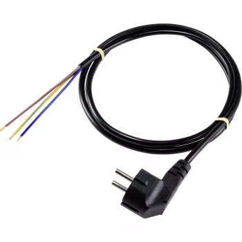 Sygonix SY-5043468 Toitekaabel CEE 7/7 - IEC C13 3 m Must