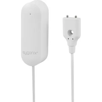Sygonix SY-6515318 Wi-Fi veetekkeandur rakenduse juhtimisega, patareitoitel, valge