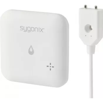 Sygonix SY-6735646 Wi-Fi veetekkeandur rakenduse juhtimisega, sisemine ja välimine andur, 85 dB häire, patareitoitel