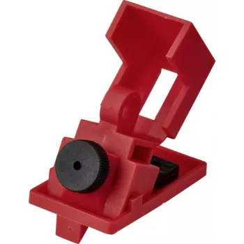 Sygonix SY-6872680 kaitselüliti lukustusseade punane klambriga MCB lülitile kuni 28,9 mm laiune