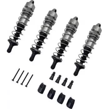 Reely RE-7414221 Amortisaatorikomplekt (2 tk, alumiinium, õliga täidetud, 90 mm, sinine)