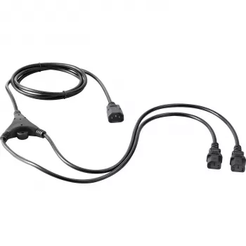 SYGONIX SY-5042698 Toitekaabel C13 Schuko 2,35 m Must