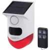 Sygonix Mini alarmsüsteem valge punane LED PIR liikumisanduriga ja kaugjuhtimispuldiga (SY-6515320)