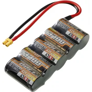 Reely NiMH akupakk 6 V 3700 mAh 5x Sub-C kõrvuti XT30 (RE-7853241)
