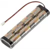 Reely NiMH saatja akupakk 9.6V 2400mAh 8-rakuline Sub-C pulk Futaba RE-7851444