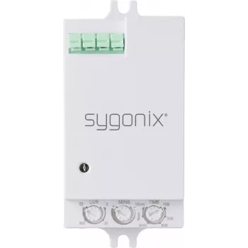 Sygonix SY-6879924 lae-/seinakinnitusega PIR-liikumisandur, 180°/360°, relee, valge