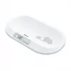Beurer BY90 nutikas beebikaal Bluetoothiga, 20 kg kandevõime, 5 g täpsus, kumer kaalumispind, LCD-ekraan, valge