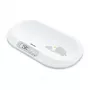 Beurer BY90 nutikas beebikaal Bluetoothiga, 20 kg kandevõime, 5 g täpsus, kumer kaalumispind, LCD-ekraan, valge