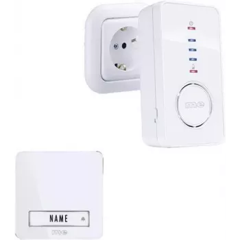 m-e modern-electronics 41098 juhtmevaba uksekella komplekt