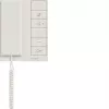 Hager RTQ640X helisisesidejaam koos toruga 2-juhtmelise IP-siini jaoks, polaarvalge