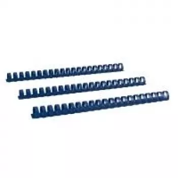 LMG BRP190-BL Sinised plastikust köitmiskammid 145 lehele, 19 mm selg, 100 tk