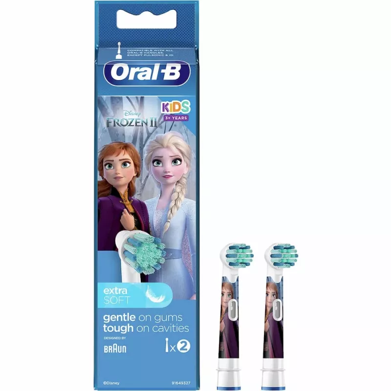 Braun EB 10-2K Frozen elektrilise hambahari asenduspead lastele (2 pakk)