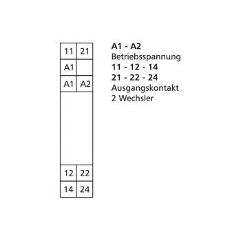 METZ CONNECT Sidurirelee 24 V AC/DC KRA-F10/21-21 2W (11070213)