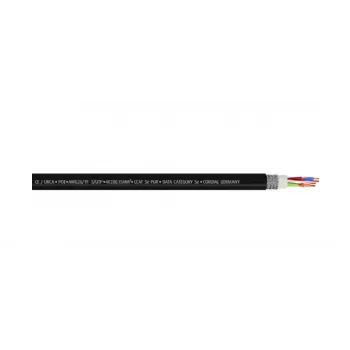 Cordial 15540 CAT 5e S/UTP patch-kaabel, RJ45, 15 m, must, PUR-kate