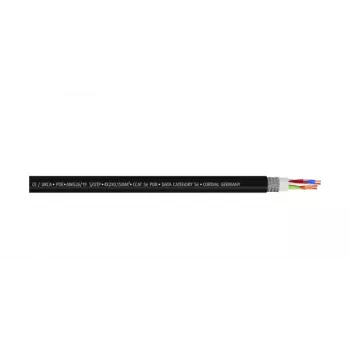 Cordial 15554 CAT 5e S/UTP patch-kaabel, RJ45, 0,3 m, must, PUR-kattega