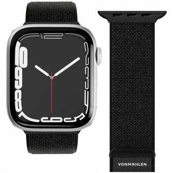 VONMÄHLEN Fitness Loop 2 kellarihm Apple Watch 40/41/42mm, must