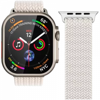 VONMÄHLEN kootud silmus Apple Watch 40/41/42mm jaoks, kreemjas