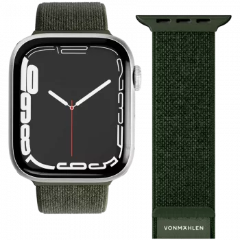VONMÄHLEN Fitness Loop 2 kellarihm Apple Watchile 44mm, 45mm, 49mm - Oliiv