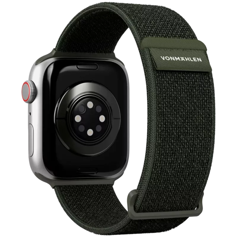 VONMÄHLEN Fitness Loop 2 kellarihm Apple Watchile 44mm, 45mm, 49mm - Oliiv