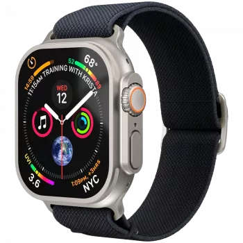 VONMÄHLEN Classic Nylon Loop kellarihm Apple Watchile 44/45/46/49mm, tumesinine, üks suurus