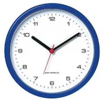 PEWETA raadiojuhitav seinakell Design Blue 300 mm DCF77 kvarts 51.001.216