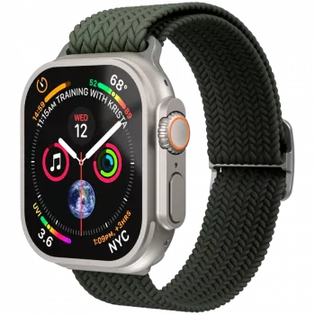 VONMÄHLEN kootud silmus Apple Watchile 44/45/46/49mm, oliiv