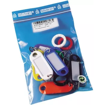 WEDO 262 10 võtmesilti S-konksudega, erinevad värvid, 10 tk